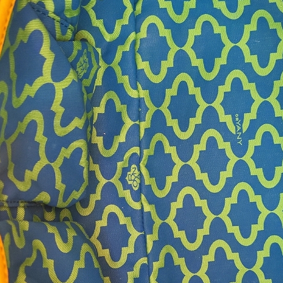 orYANY Yellow and Blue Geometric Shoulder Bag - Picture 10 of 16